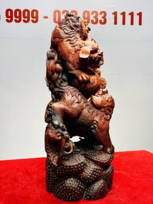 Song Nghê Vờn Cầu Gỗ Trắc