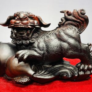 Nghê Mẫu Tử Bình Hồ Lô Gỗ Trắc