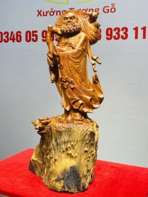 Đạt Ma Sư Tổ Gỗ Hương