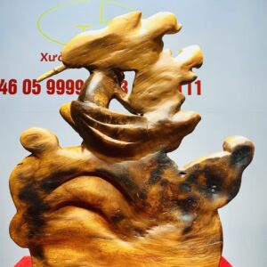 Đạt Ma Múa Võ Thái Cực Đồ Gỗ Nu Ngọc Am