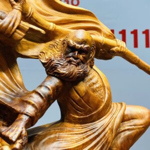 Đạt Ma Múa Võ Thái Cực Đồ Gỗ Nu Ngọc Am