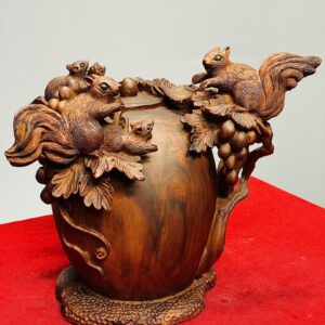 Bình Nho Ngũ Sóc Gỗ Sưa