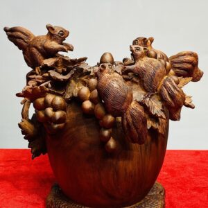 Bình Nho Ngũ Sóc Gỗ Sưa