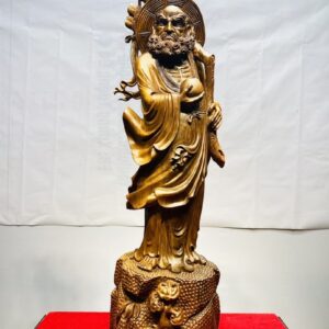Đạt Ma Khất Thực Gỗ Bách Xanh