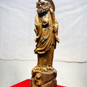 Đạt Ma Khất Thực Gỗ Bách Xanh