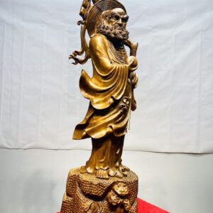 Đạt Ma Khất Thực Gỗ Bách Xanh