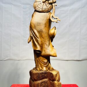 Đạt Ma Khất Thực Gỗ Bách Xanh