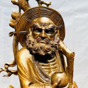 Đạt Ma Khất Thực Gỗ Bách Xanh