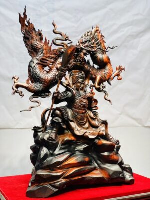 Quan Công Hàng Long Gỗ Trắc