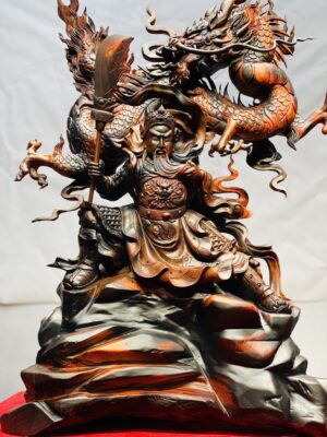 Quan Công Hàng Long Gỗ Trắc