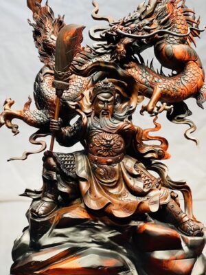 Quan Công Hàng Long Gỗ Trắc