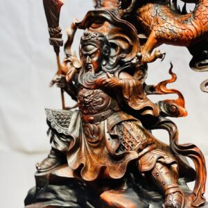 Quan Công Hàng Long Gỗ Trắc