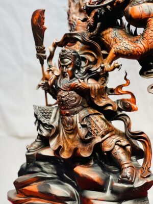 Quan Công Hàng Long Gỗ Trắc