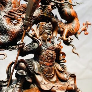 Quan Công Hàng Long Gỗ Trắc