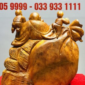 Di Lạc Nhị Tiểu Ngồi Bao Tiền Gỗ Nu Ngọc Am