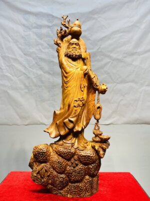 Đạt Ma Sư Tổ Khất Thực Gỗ Hương