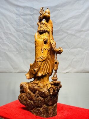 Đạt Ma Sư Tổ Khất Thực Gỗ Hương