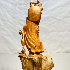 Đạt Ma Sư Tổ Khất Thực Gỗ Hương