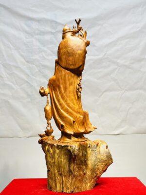 Đạt Ma Sư Tổ Khất Thực Gỗ Hương