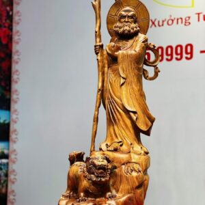 Đạt Ma Khất Thực Nghê Gỗ Hương
