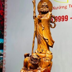 Đạt Ma Khất Thực Nghê Gỗ Hương