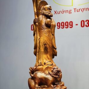 Đạt Ma Khất Thực Nghê Gỗ Hương