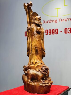 Đạt Ma Khất Thực Nghê Gỗ Hương