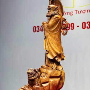 Đạt Ma Khất Thực Nghê Gỗ Hương