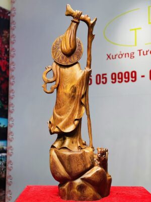 Đạt Ma Khất Thực Nghê Gỗ Hương