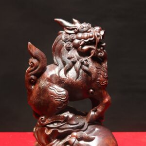 Hoả Kỳ Lân Trấn Bao Tiền Gỗ Nu Tử Đàn