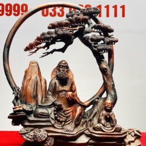 Đạt Ma Khất Thực Nhất Tiểu Cây Tùng Gỗ Trắc