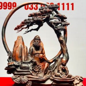 Đạt Ma Khất Thực Nhất Tiểu Cây Tùng Gỗ Trắc
