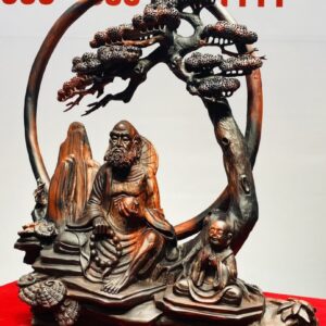 Đạt Ma Khất Thực Nhất Tiểu Cây Tùng Gỗ Trắc
