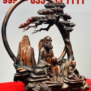 Đạt Ma Khất Thực Nhất Tiểu Cây Tùng Gỗ Trắc