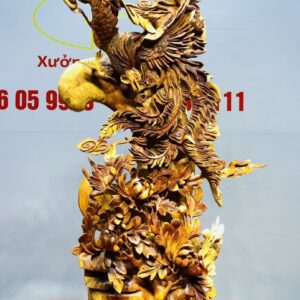 Bách Điểu Triều Phụng Gỗ Hương