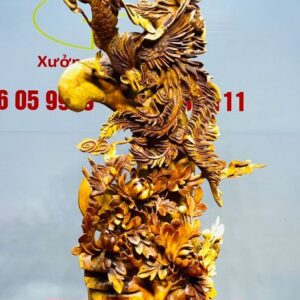 Bách Điểu Triều Phụng Gỗ Hương