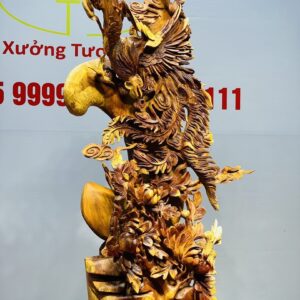Bách Điểu Triều Phụng Gỗ Hương