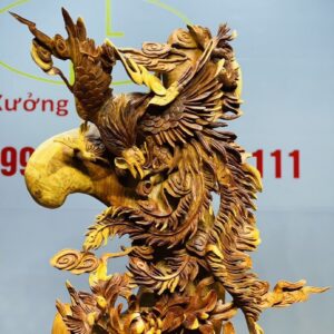 Bách Điểu Triều Phụng Gỗ Hương
