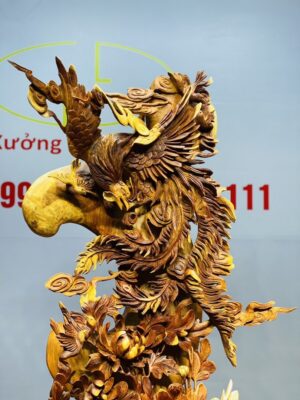 Bách Điểu Triều Phụng Gỗ Hương
