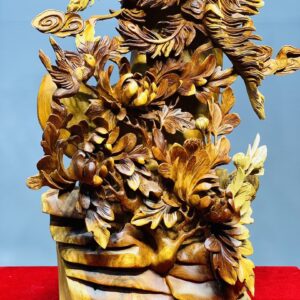 Bách Điểu Triều Phụng Gỗ Hương