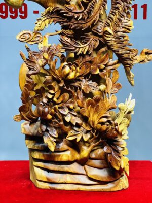 Bách Điểu Triều Phụng Gỗ Hương