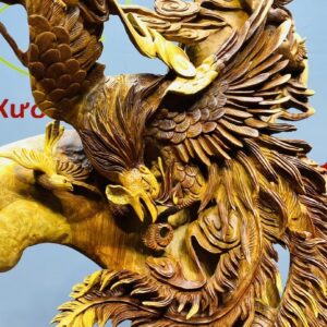 Bách Điểu Triều Phụng Gỗ Hương