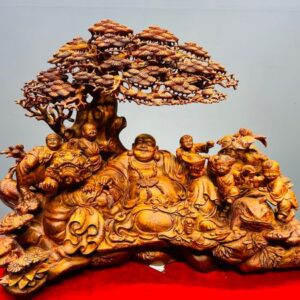 Di Lạc Ngũ Tiểu Cây Tùng Gỗ Sưa
