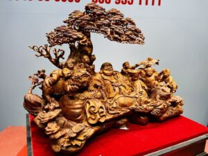 Di Lạc Ngũ Tiểu Cây Tùng Gỗ Sưa