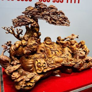 Di Lạc Ngũ Tiểu Cây Tùng Gỗ Sưa