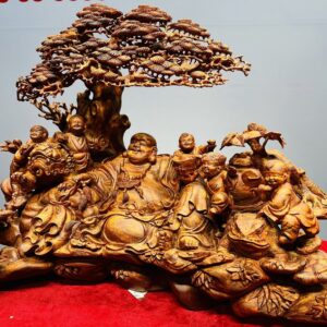 Di Lạc Ngũ Tiểu Cây Tùng Gỗ Sưa