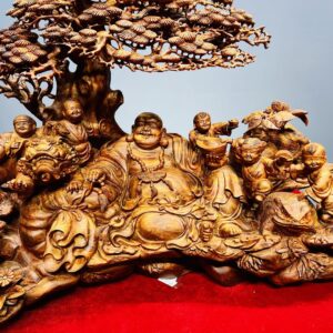 Di Lạc Ngũ Tiểu Cây Tùng Gỗ Sưa