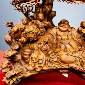 Di Lạc Ngũ Tiểu Cây Tùng Gỗ Sưa