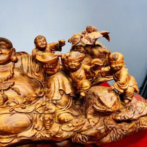 Di Lạc Ngũ Tiểu Cây Tùng Gỗ Sưa