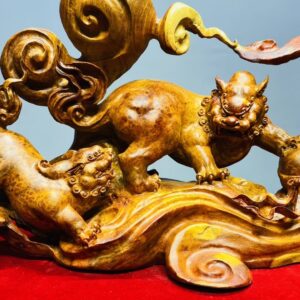 Song Nghê Vờn Cầu Gỗ Nu Hương